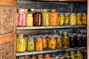 Free Root Cellar Canned Goods photo and picture